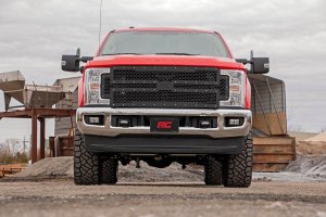 Ford F-350 Super Duty Mesh Grille - Rough Country - Rough Country - Black - '17-'19 Ford F-350 Super Duty Mesh Grille - Rough Country - Rough Country - Black - '17-'19